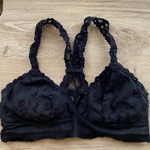 Aerie lace black racerback bralette